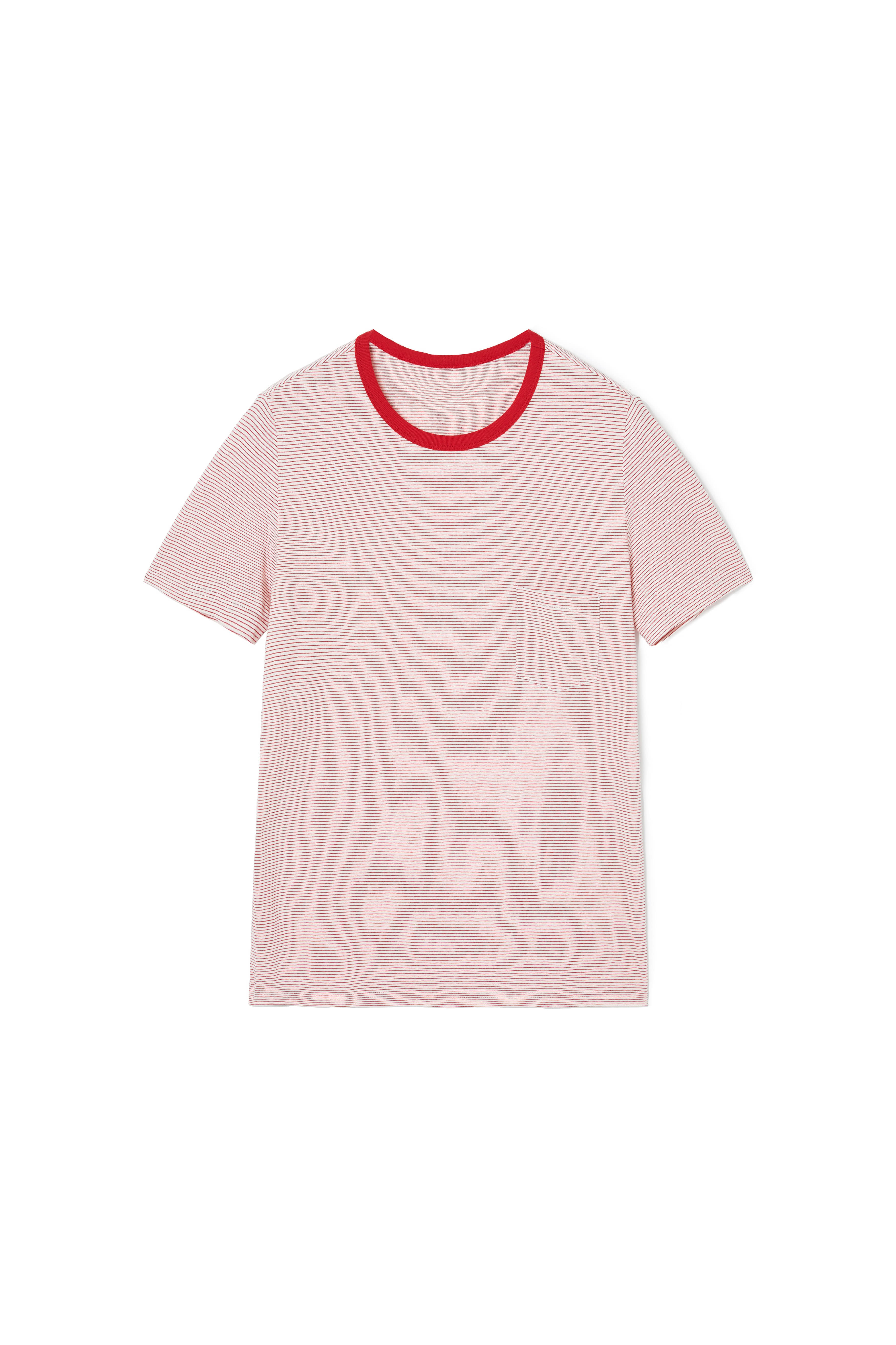 CIRCUSFALSE: RINGER T-SHIRTS IN RED STRIPE